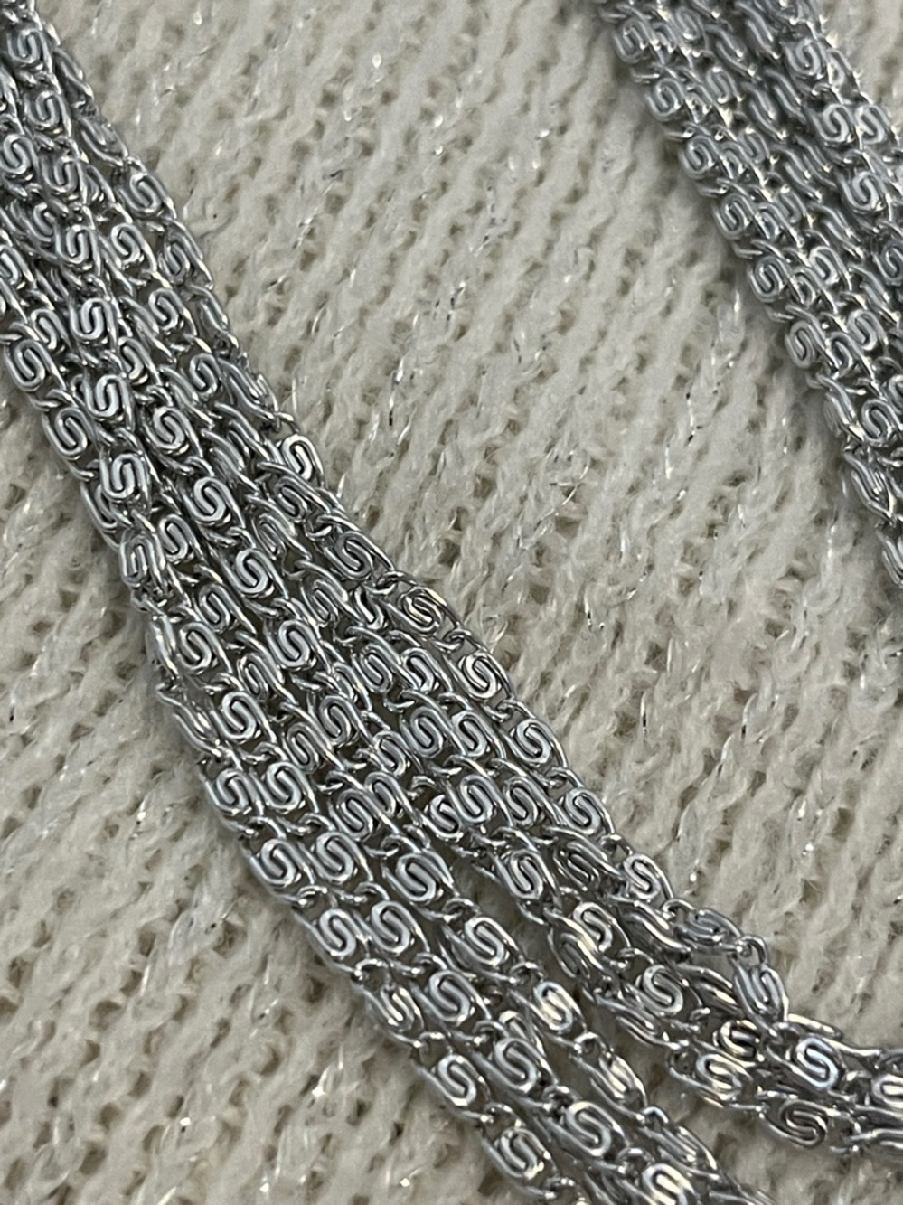Sarah Coventry Multi-Strand Silver Tone Necklace